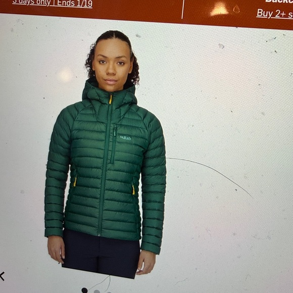 Rab Microlight alpine Down jacket women's medium - Picture 10 of 10